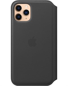 Чехол для телефона iPhone 11 Pro Leather Folio Black MX062ZM A Apple