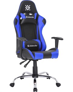 Игровое кресло Gamer черный синий 64356 Defender