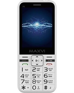 Мобильный телефон P3 White Maxvi