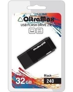 Usb flash OM 32GB 240 черный Oltramax