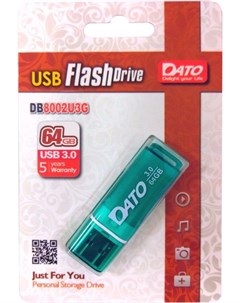 Usb flash DB8002U3 64 Gb зеленый DB8002U3G 64G Dato