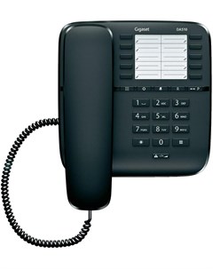 Проводной телефон DA510 черный S30054 S6530 S301 Gigaset