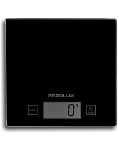 Кухонные весы ELX SK01 С02 черный Ergolux