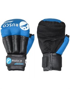 Перчатки для единоборств для рукопашного боя 6 OZ синий Rusco sport