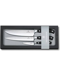 Кухонный нож Набор ножей Forged Chefs 3 шт коробка черный 7 7243 3 Victorinox