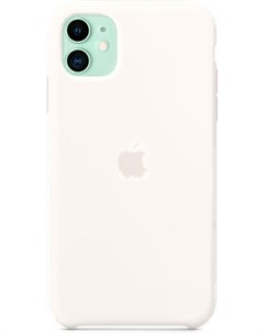 Чехол для планшета iPhone 11 Silicone Case White MWVX2ZM A Apple