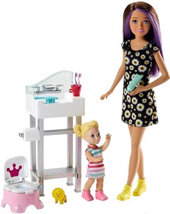 Кукла с аксессуарами Няня FHY97 FJB01 Barbie