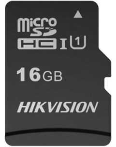 Карта памяти microSDHC Memory Card 16Gb Class10 Hikvision