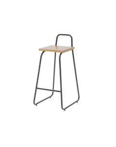 Барный стул bauhaus коричневый 43x90x50 см Woodi