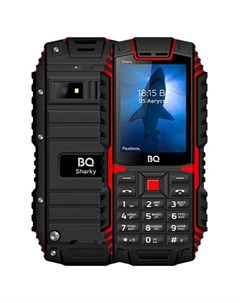 Мобильный телефон bq 2447 sharky черный красный Bq-mobile