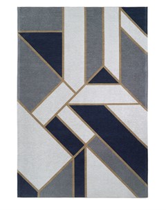 Ковер gatsby dark blue серый 200x300 см Carpet decor