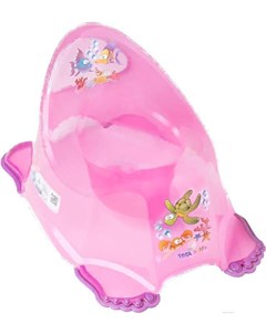 Детский горшок Аква прозрачный розовый AQ 007 117 Tega