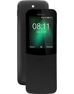 Мобильный телефон 8110 4G Dual SIM черный Nokia