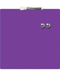 Магнитно маркерная доска Quartet 360x360 мм фиолетовый Rexel