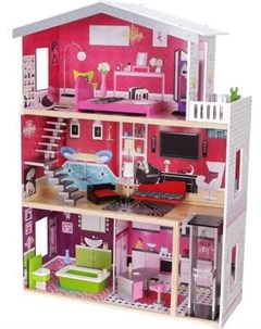 Кукольный домик Малибу с лифтом 4118 Eco toys