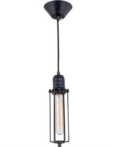 Потолочный подвесной светильник CL450202 Эдисон черный Citilux