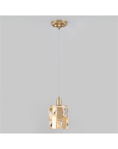 Подвесной светильник 50101 1 перламутровое золото Eurosvet