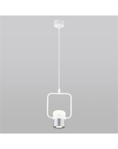 Подвесной светильник 50165 1 LED 9W белый серебро Eurosvet