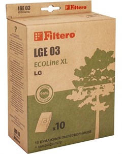 Комплект пылесборников для пылесоса LGE 03 ECOLine XL 10 фильтр Filtero