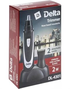 Триммер для волос и бороды DL 4301 Black Silver Delta