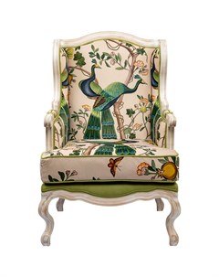 Кресло индокитайский зелёный павлин зеленый 64x106 см Object desire
