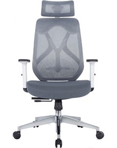 Офисное кресло Имидж Grey белый пластик серая сетка YS 0817H D T W Norden