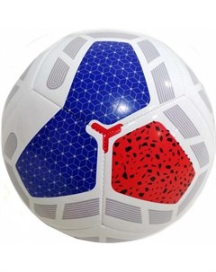 Футбольный мяч FT 1802 размер 5 белый синий красный Zez sport