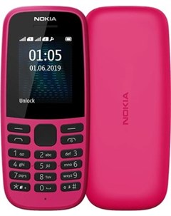 Мобильный телефон 105 2019 розовый Nokia