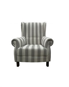 Кресло с французской серо белой полосой мультиколор 85 0x105 0x85 0 см Benin