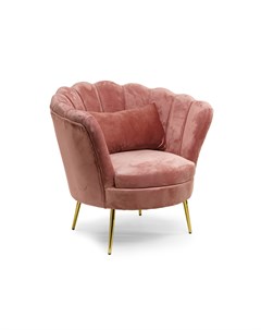 Кресло lotus grey pink красный 88x81x80 см Kelly lounge