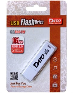 Usb flash DB8001 16 Gb белый DB8001W 16G Dato