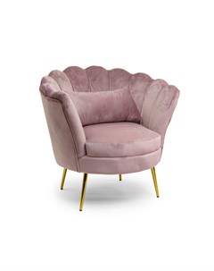 Кресло lotus light pink розовый 88x81x80 см Kelly lounge