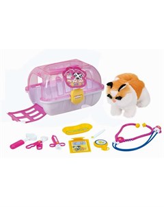 Мягкая игрушка Котик с переносным домиком 218 Hualian toys