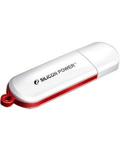 USB Flash LuxMini 320 White 64GB SP064GBUF2320V1W Silicon power