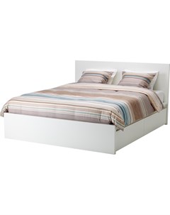 Двуспальная кровать и 2 ящика Мальм 392 110 25 Ikea