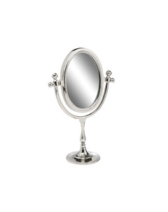 Зеркало настольное серебристый 29x45x15 см Garda decor