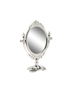 Зеркало настольное серебристый 27x37x10 см Garda decor