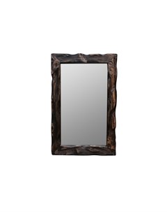 Зеркало в деревянной раме cube коричневый 45x60x10 см Ruwoo