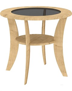 Журнальный столик Лотос 2 дуб натуральный Кортекс-мебель