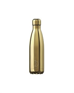 Термос chrome gold chilly s bottles золотой 7x26x7 см Chilly's bottles