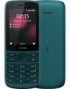 Мобильный телефон 215 DS TA 1272 Cyan 16QENE01A01 Nokia