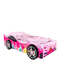 Кровать машина карлсон вена с объемными колесами розовый 85x50x170 см Magic cars