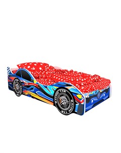 Кровать машина карлсон барселона без доп опций синий 85x50x170 см Magic cars