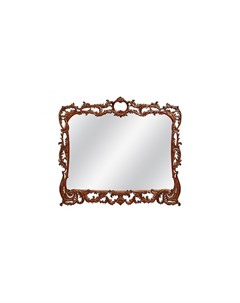 Зеркало коричневый 130x114x3 см Satin furniture