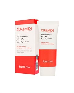 Укрепляющий сс крем с керамидами ceramide firming facial cc cream Farmstay