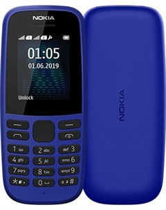 Мобильный телефон 105 SS TA 1203 Blue Nokia