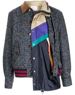 Шерстяная куртка с асимметричными вставками Kolor