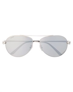 Солнцезащитные очки авиаторы CT0233S Panther Cartier eyewear