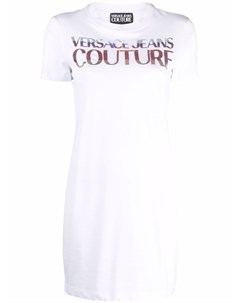 Платье футболка с пайетками Versace jeans couture