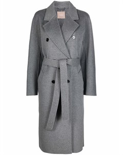 Двубортное пальто с поясом 12 storeez